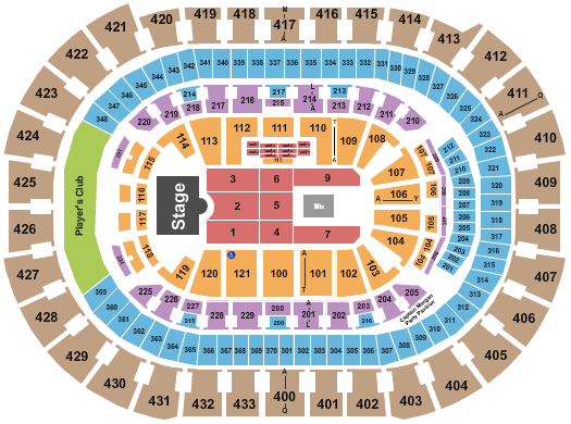 Capital One Arena Rush Seating Chart